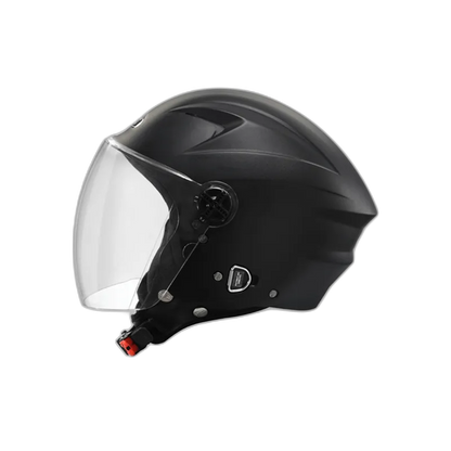 STUDDS Ray Black Half Face Helmet