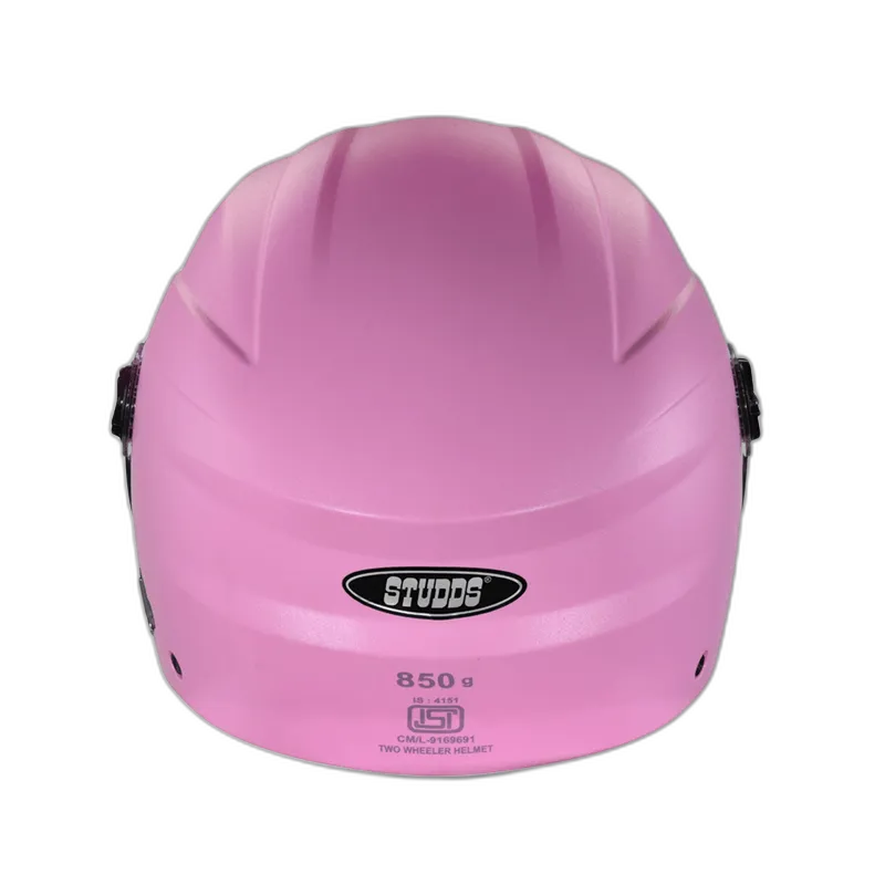 STUDDS Ray Pink Half Face Helmet
