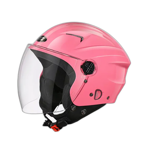 STUDDS Ray Super Baby Pink Half Face Helmet