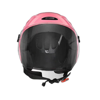 STUDDS Ray Super Baby Pink Half Face Helmet