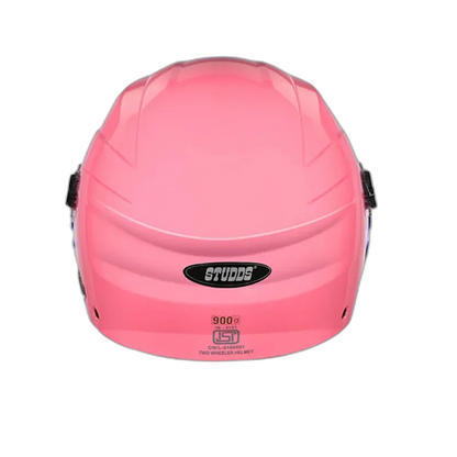 STUDDS Ray Super Baby Pink Half Face Helmet