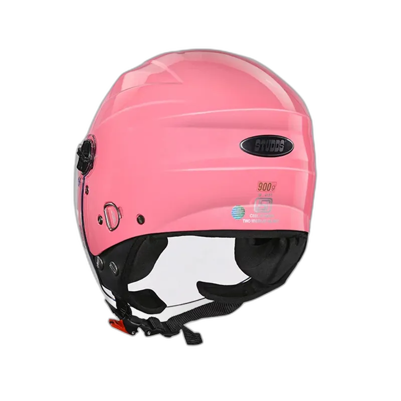 Studds Ray Super Baby Pink Half Face Helmet