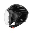 STUDDS Ray Super Black Half Face Helmet