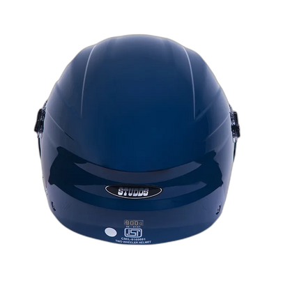 STUDDS Ray Super Dapper Blue Half Face Helmet