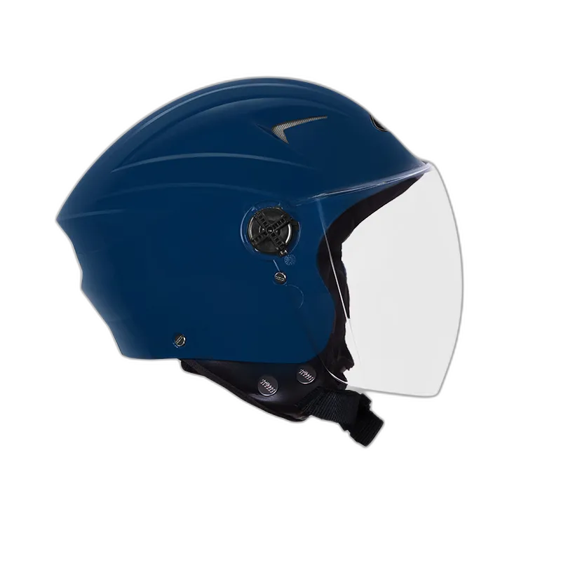 STUDDS Ray Super Dapper Blue Half Face Helmet