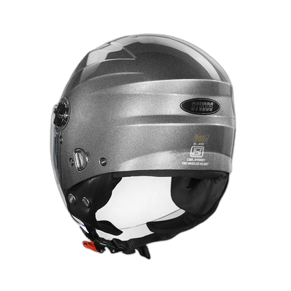 STUDDS Ray Super Gun Grey Half Face Helmet