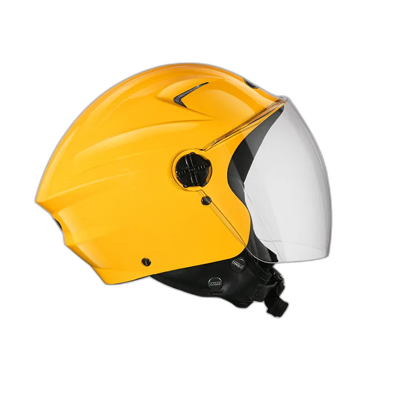 STUDDS Ray Super Mustard Half Face Helmet