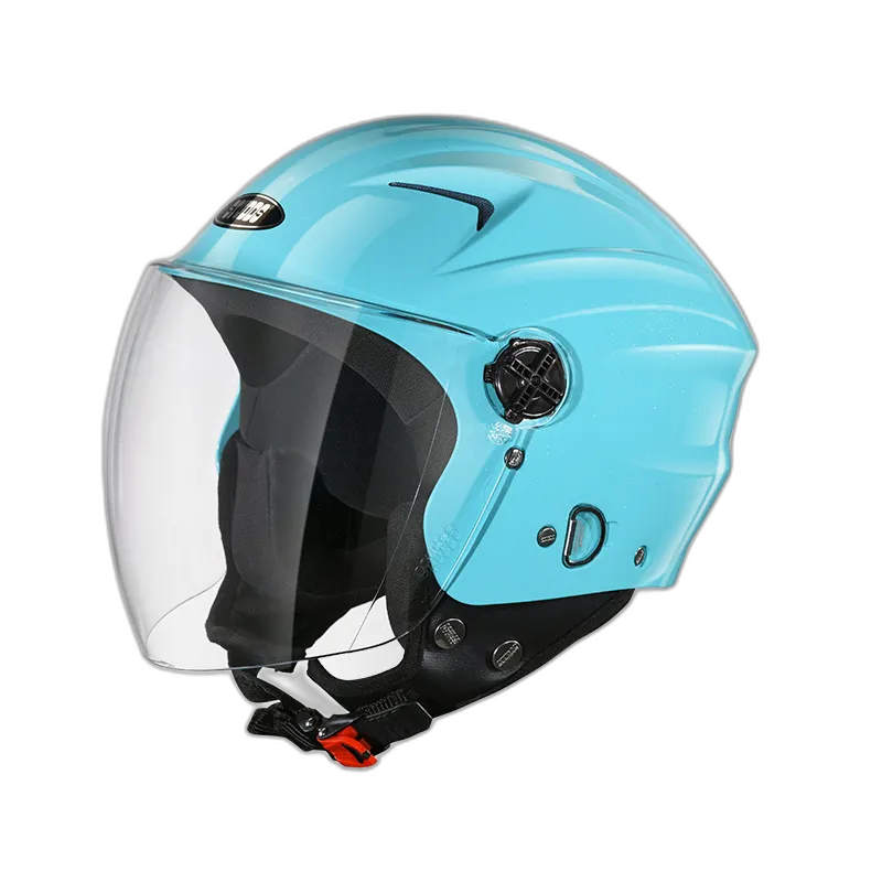 STUDDS Ray Super Pastel Green Half Face Helmet