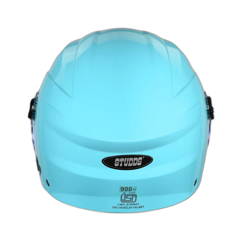 STUDDS Ray Super Pastel Green Half Face Helmet