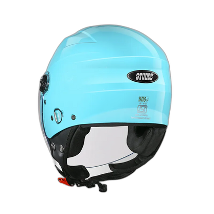 STUDDS Ray Super Pastel Green Half Face Helmet