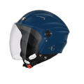 STUDDS Ray Super Petrol Blue Half Face Helmet