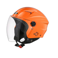 STUDDS Ray Super Vibrant Orange Half Face Helmet