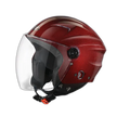 STUDDS Ray Super Wine Red Half Face Helmet