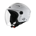 STUDDS Ray White Half Face Helmet