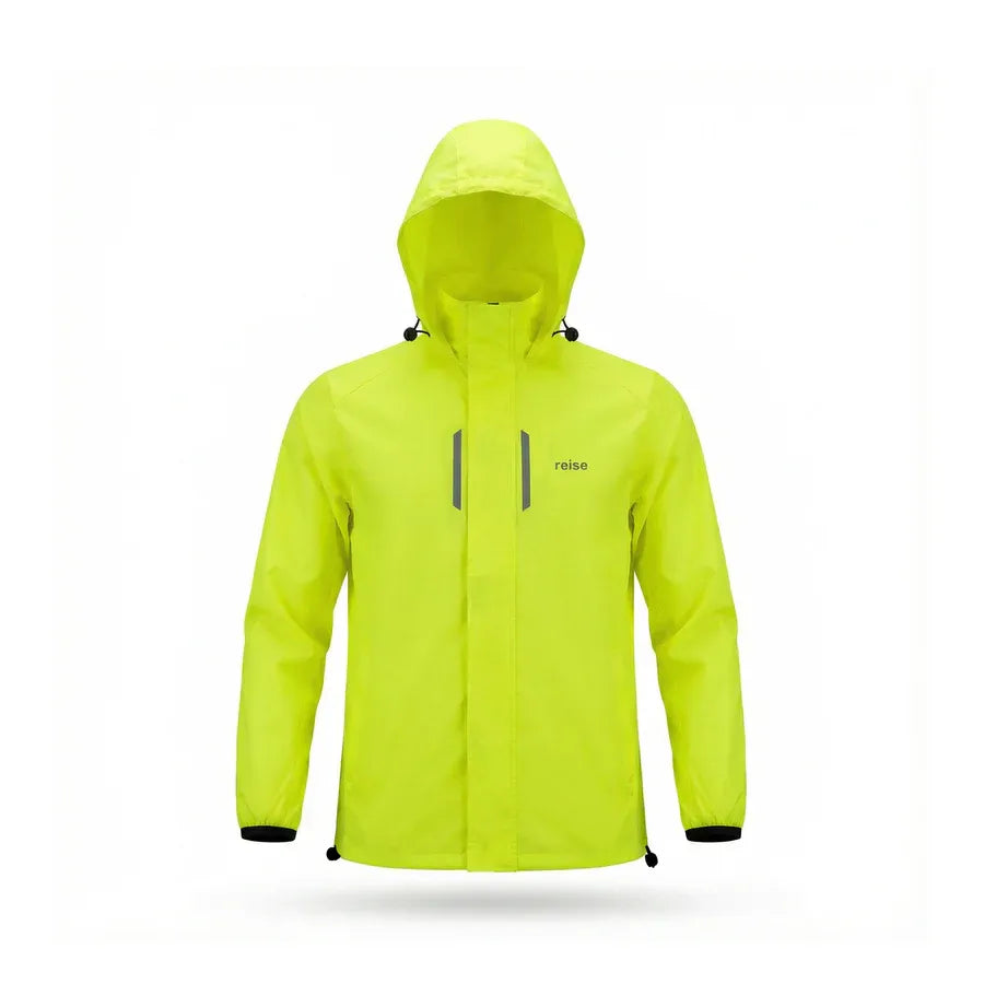 Reise Drytech Green Rain Jacket Riding Gears