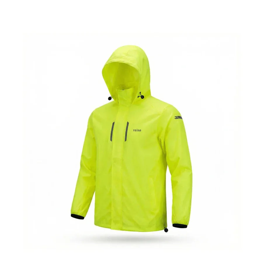 Reise Drytech Green Rain Jacket Riding Gears