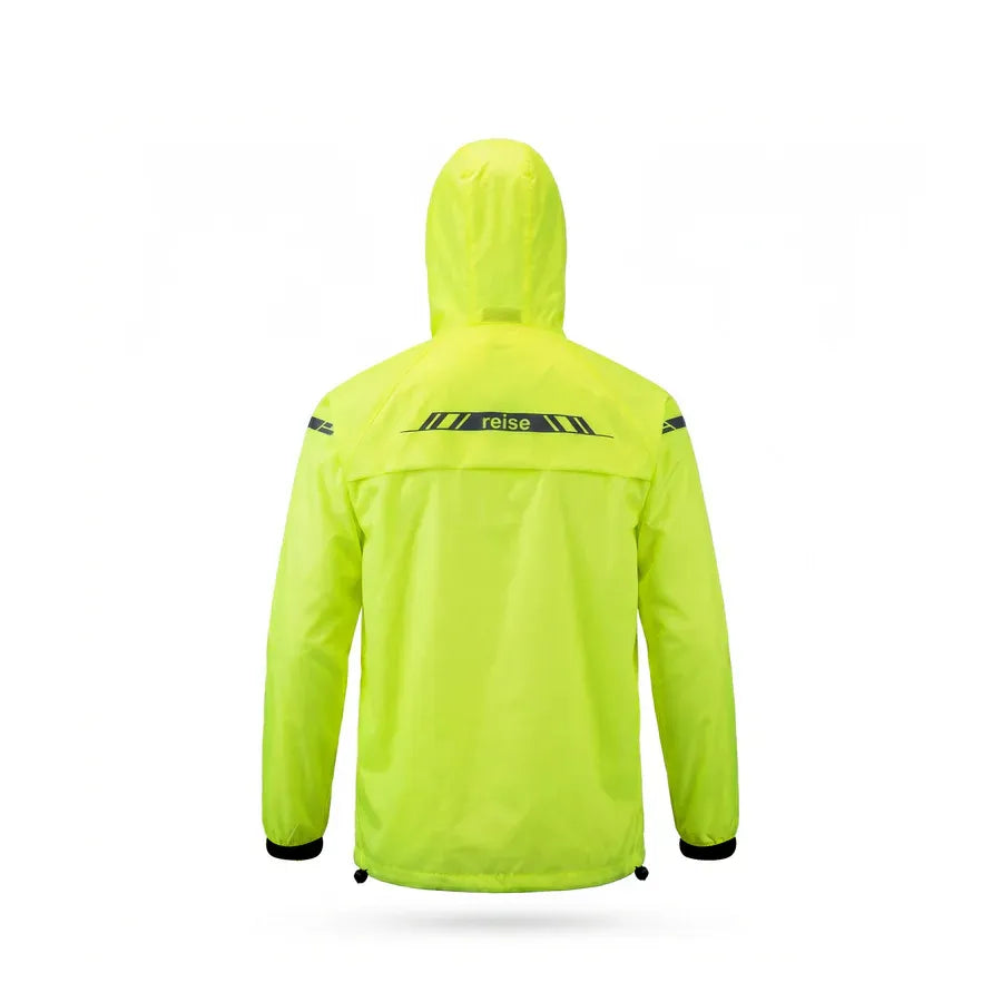 Reise Drytech Green Rain Jacket Riding Gears