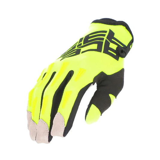 Reise Mx X-H Kid Yellow Flu Gloves Riding Gears