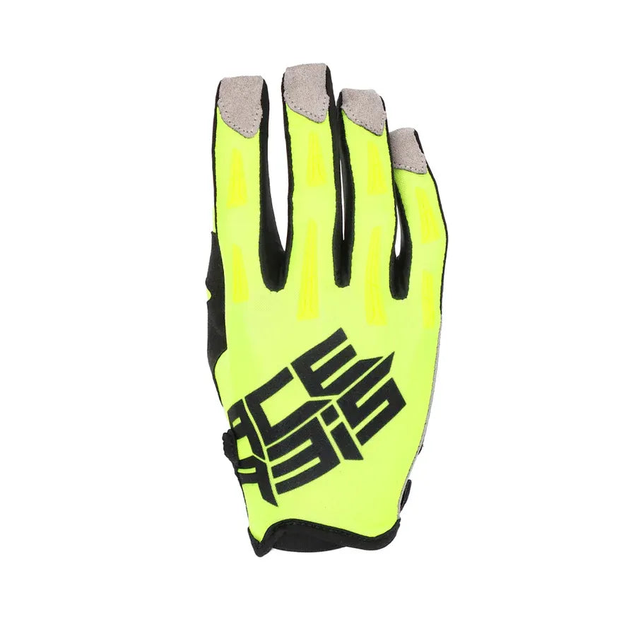 Reise Mx X-H Kid Yellow Flu Gloves Riding Gears