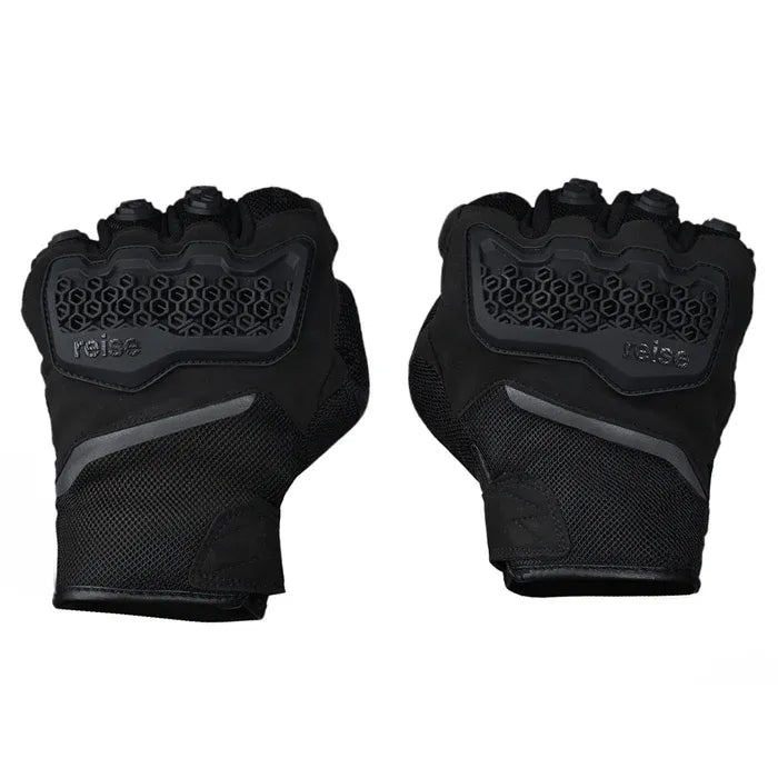 Reise Strada Black Gloves Riding Gears