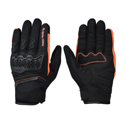 Reise Strada Black Orange Gloves Riding Gears