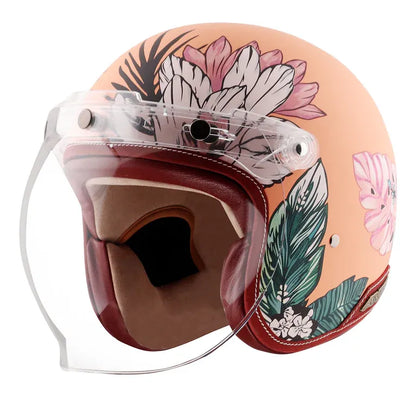 AXOR Retro Girls Hawai Half Face Helmet