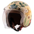 AXOR Retro Jet Ibiza Beige Womens Half Face Helmet
