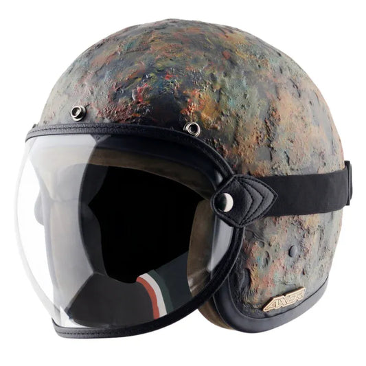 AXOR Retro Jet Veer Half Face Helmet