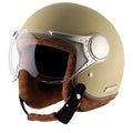 AXOR Retro Jet West Dull Desert Storm Half Face Helmet