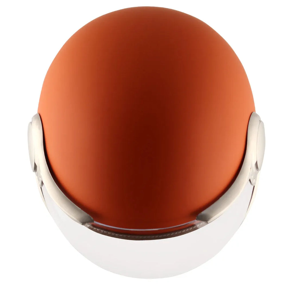 AXOR Retro Jet West Dull Orange Half Face Helmet