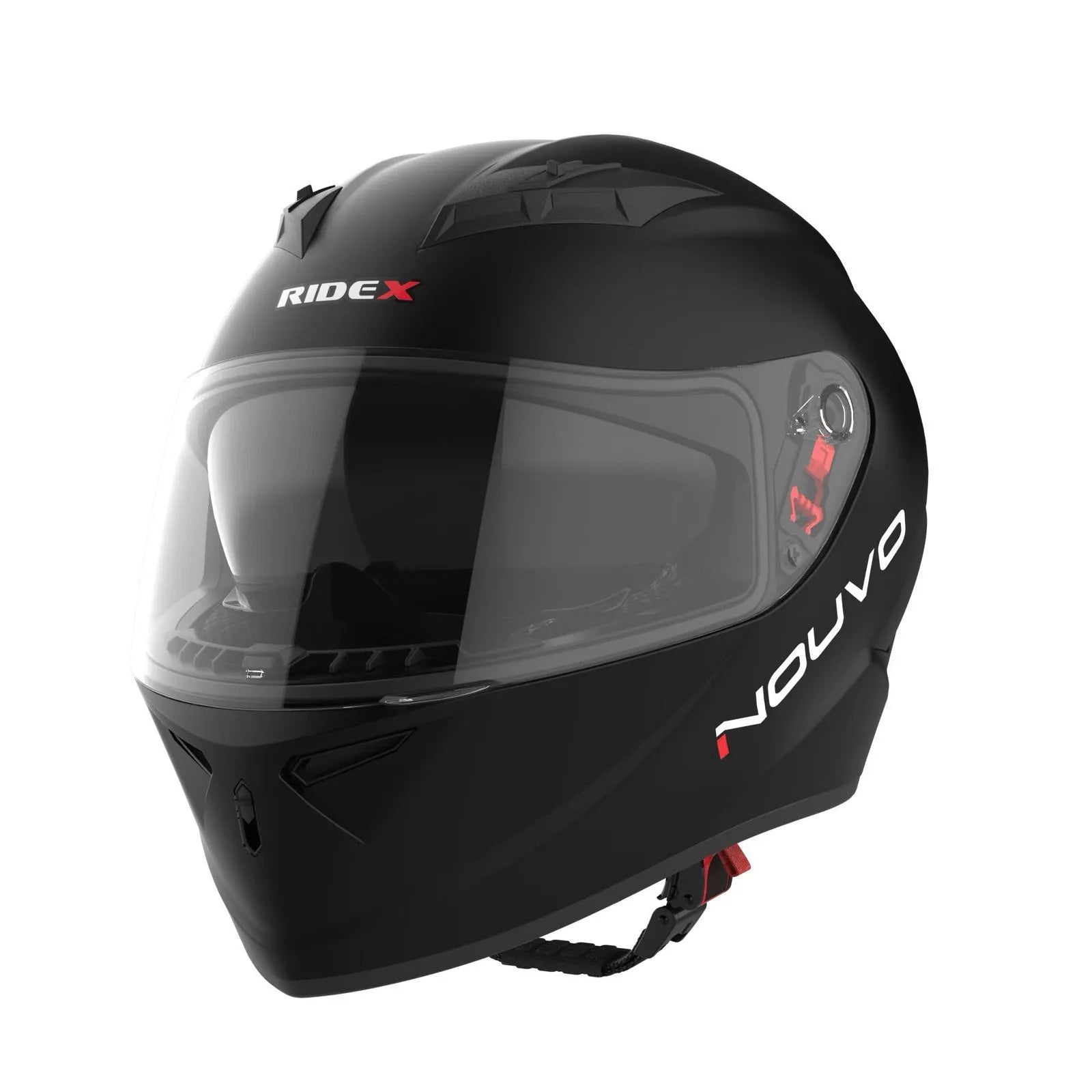 Ridex Nouvo Midnight Glossy Black Full Face Helmet