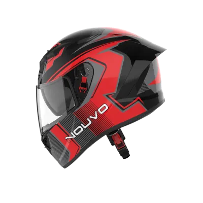 Ridex Nouvo Vf-1 Red Full Face Helmet
