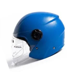 Ridex Rexo D1 Textured Blue Half Face Helmet