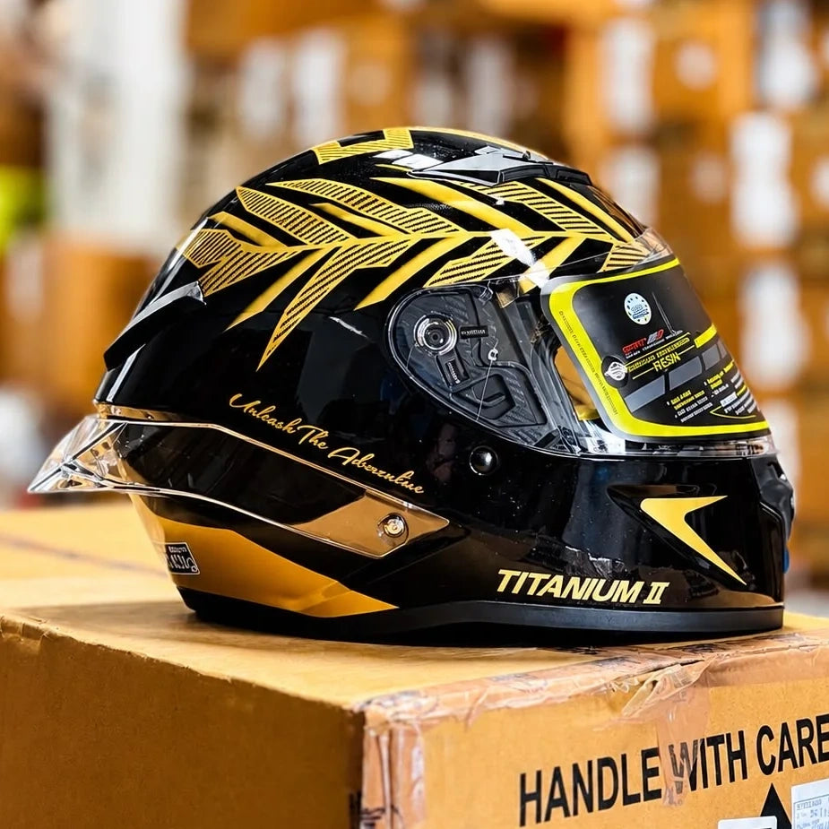 Ridex Titanium Gen 2 Gp Racer Fullface Helmet