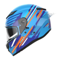 RIDEX Titanium King Fisher Glossy Full Face Helmet