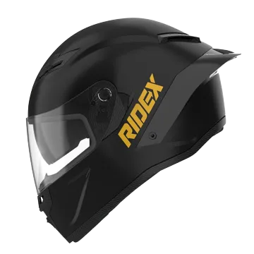RIDEX Titanium Midnight Matt Black Full Face Helmet