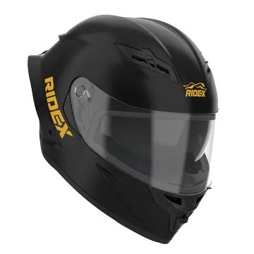 RIDEX Titanium Midnight Matt Black Full Face Helmet