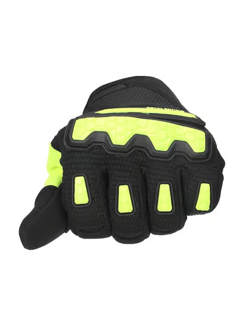 Royal Enfield Urban Hustler Gloves Neon Green