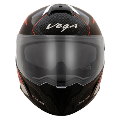 VEGA Ryker Bolder Black Orange Full Face Helmet