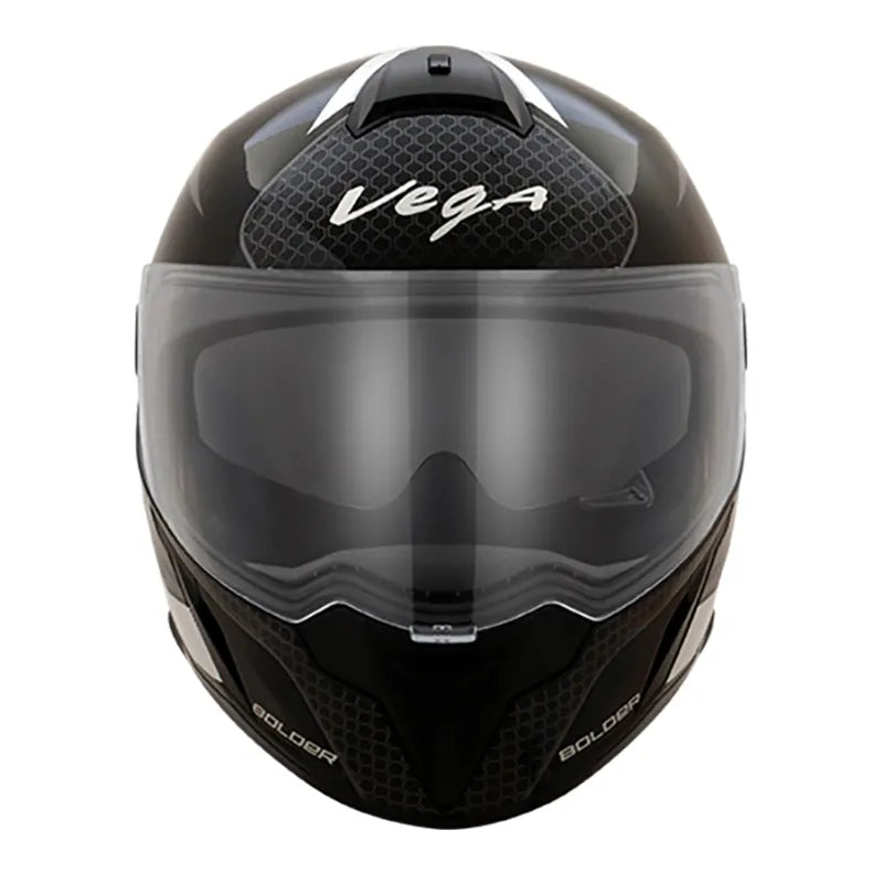 VEGA Ryker Bolder Black Silver Full Face Helmet