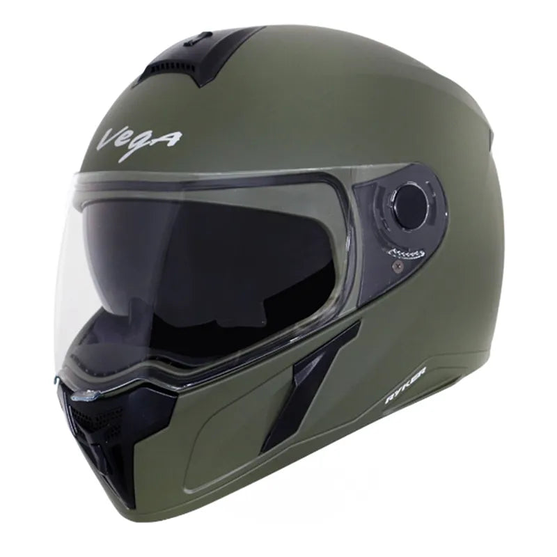 VEGA Ryker Dull Battle Green Full Face Helmet