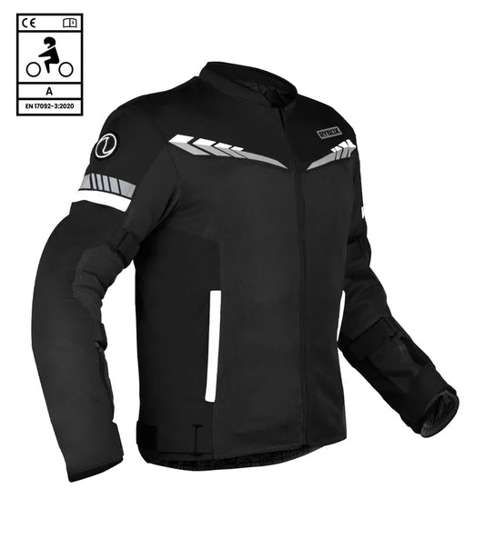 Rynox Air Gt 4 Jackets Black White Riding Gears