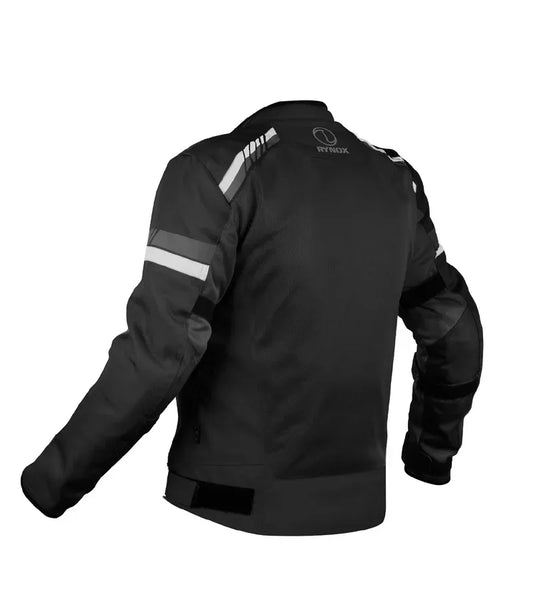 Rynox Air Gt 4 Jackets Black White Riding Gears