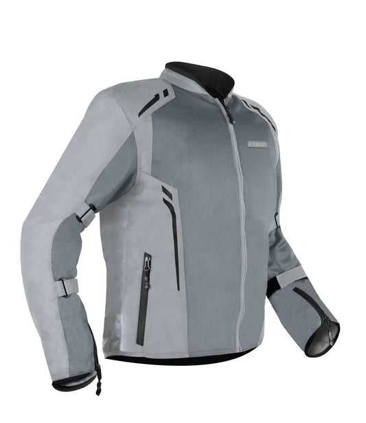 Rynox Cypher Riding Jacket Light Grey