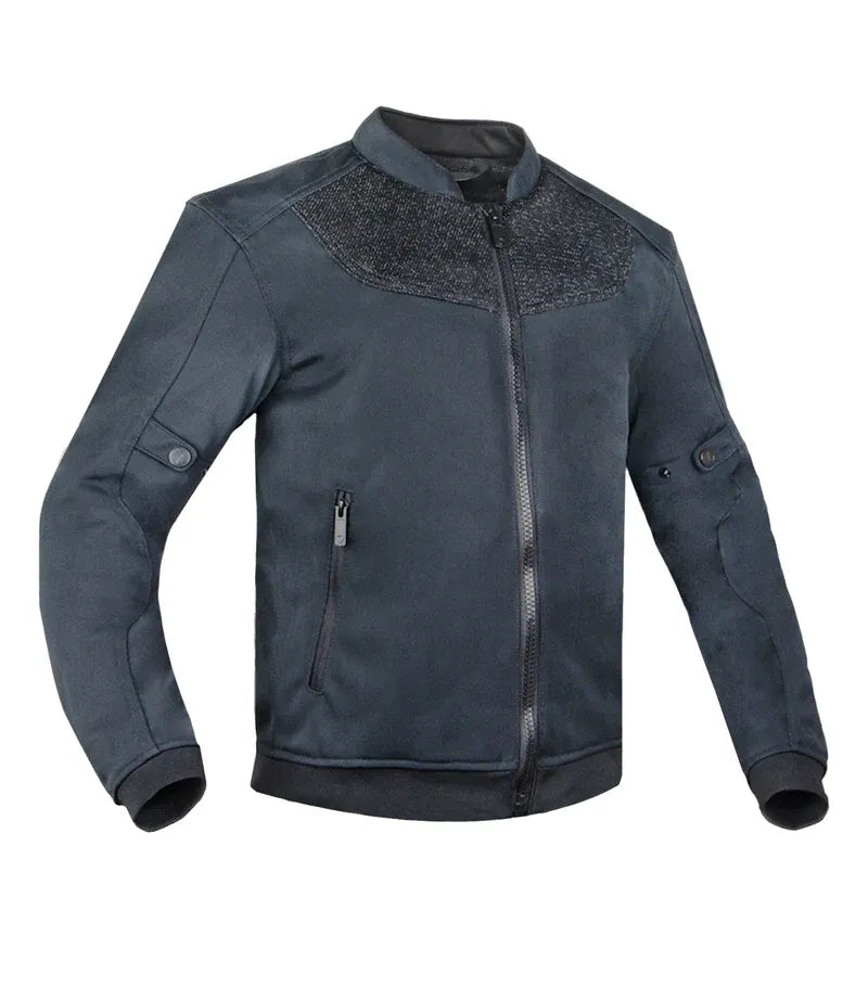 Rynox Downtown Pro Motorcycle Jacket Midnight Black Riding Gears