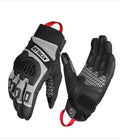 Rynox Gravel Motorsport Gloves Black Grey Riding Gears