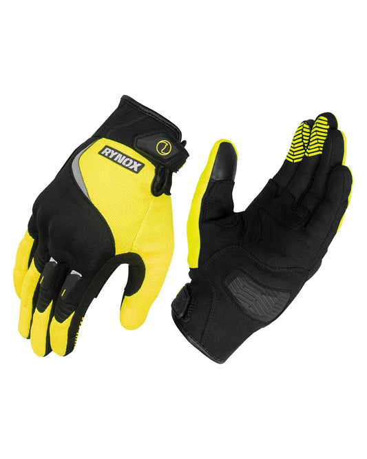 Rynox Helium Gt Gloves Black Yellow Riding Gears