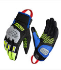 Rynox Motorsport Gloves Blue Neon Riding Gears