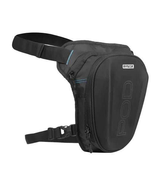 Rynox Pod Thigh Bag 5L Black Riding Gears
