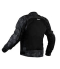 Rynox Urban X Jacket Black Mesh Camo Blue Riding Gears